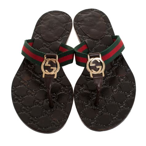 used web gucci sandals womens size 7|gg sandals.